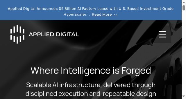 Screenshot of applieddigital.com