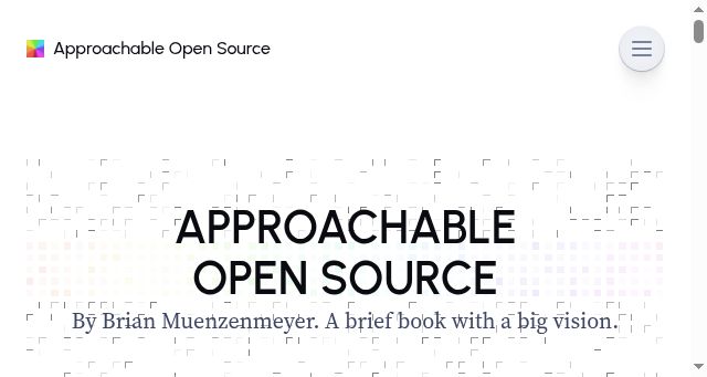 Screenshot of approachableopensource.com