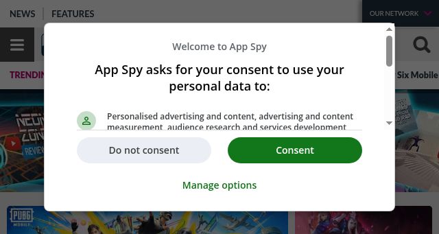 Screenshot of appspy.com