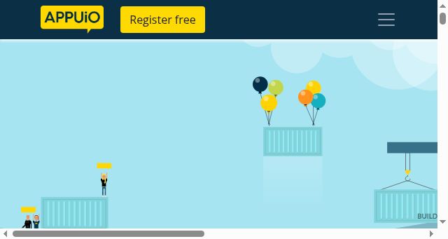 Screenshot of appuio.ch