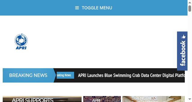 Screenshot of apri.or.id