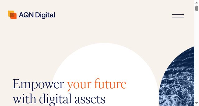 Screenshot of aqndigital.com