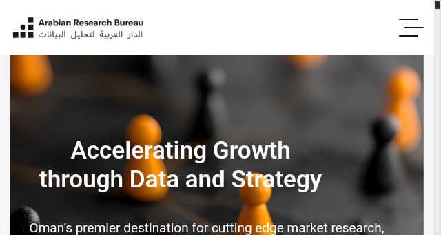 Screenshot of arabianresearch.com