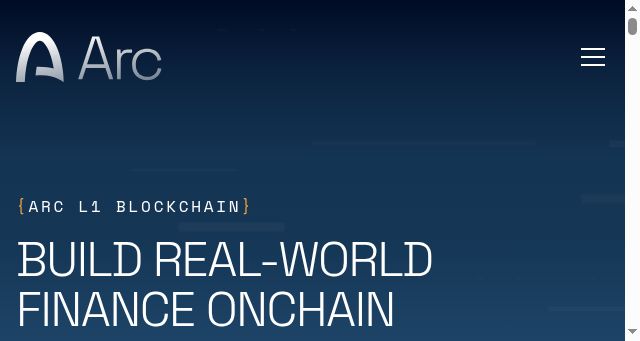 Screenshot of arc.network