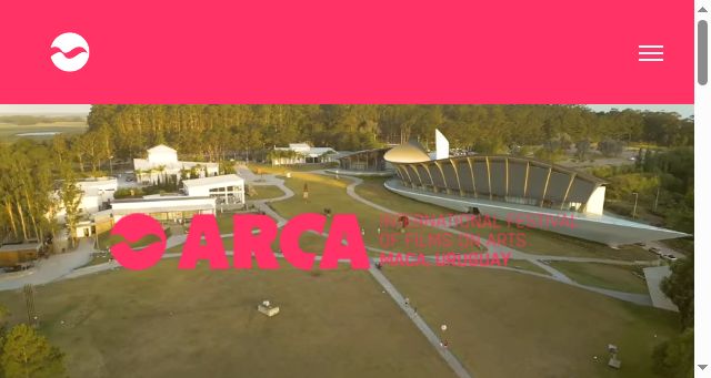 Screenshot of arcafilmfestival.com
