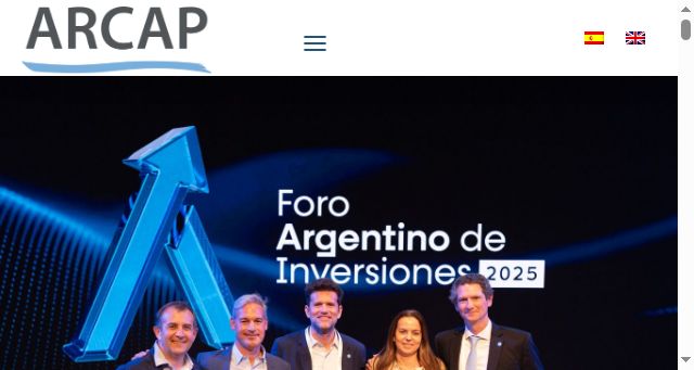 Screenshot of arcap.org