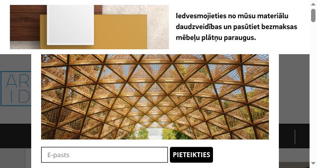 Screenshot of archidea.lv