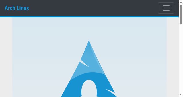 Screenshot of archlinux.tw