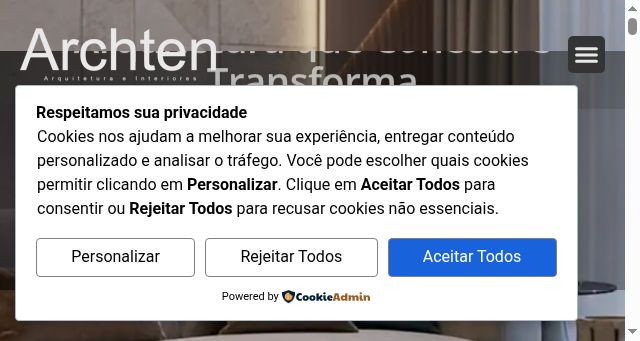 Screenshot of archten.com.br