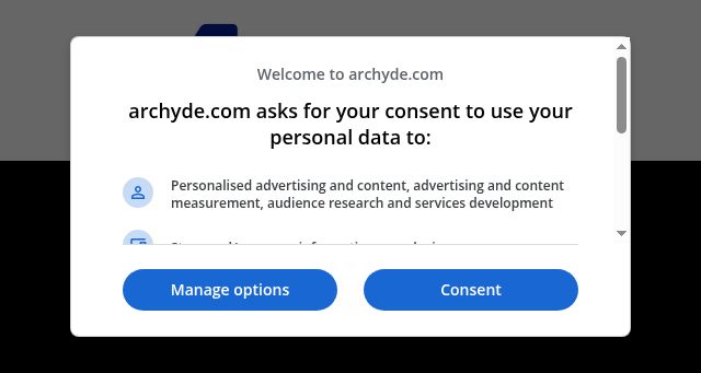Screenshot of archyde.com