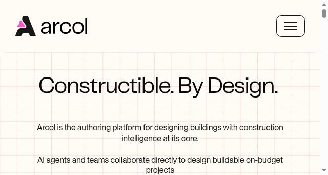 Screenshot of arcol.io