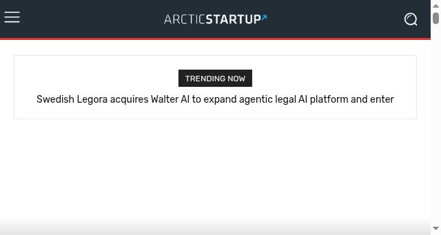 Screenshot of arcticstartup.com