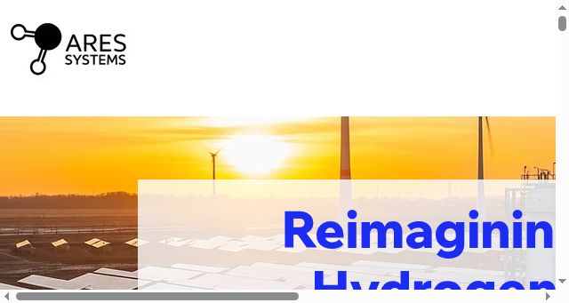 Screenshot of aressystems.io