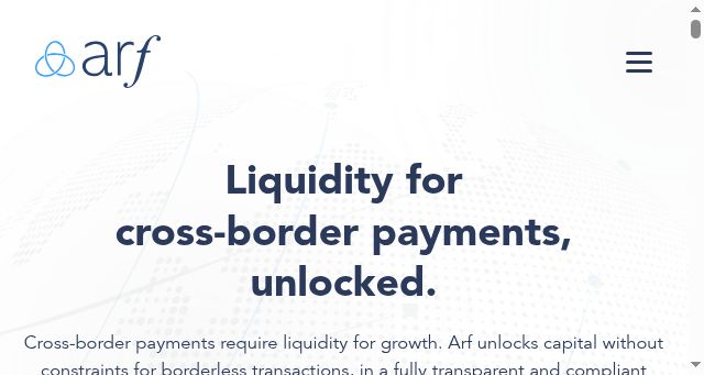 Screenshot of arf.one