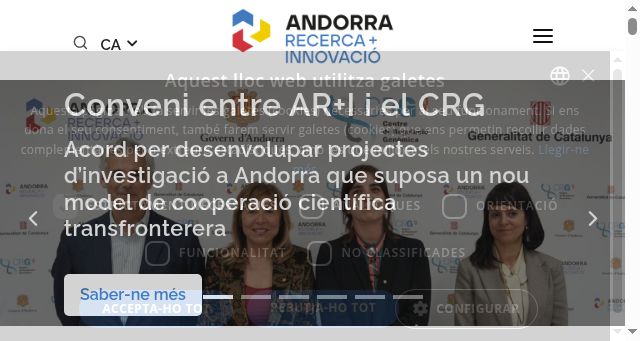 Screenshot of ari.ad