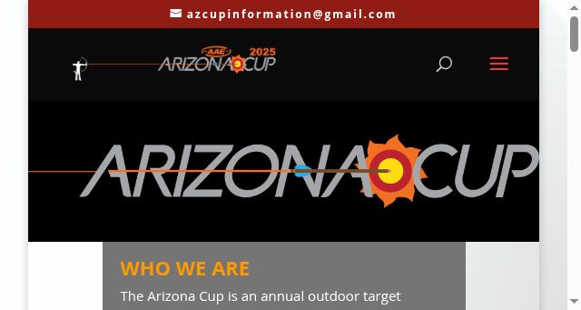 Screenshot of arizonacup.net