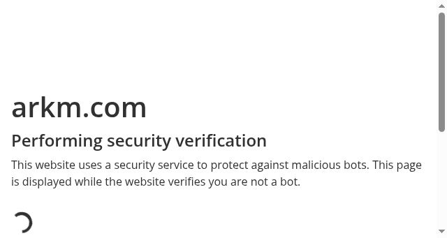 Screenshot of arkm.com