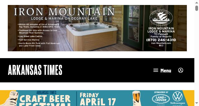 Screenshot of arktimes.com