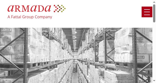 Screenshot of armadadistribution.com