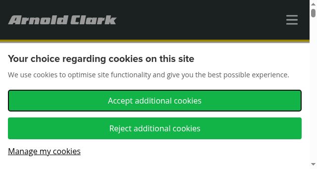 Screenshot of arnoldclarkleasing.com