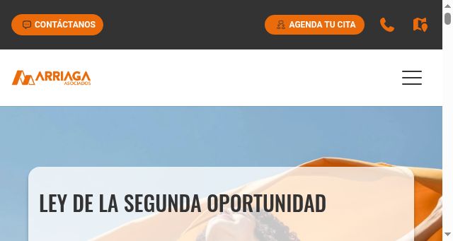 Screenshot of arriagaasociados.com