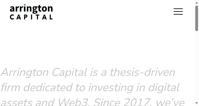 Screenshot of arringtoncapital.com