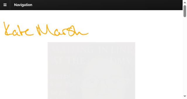 Screenshot of artbykatemarsh.com