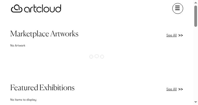 Screenshot of artcloud.market