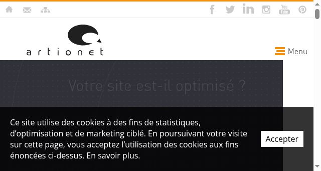 Screenshot of artionet.ch