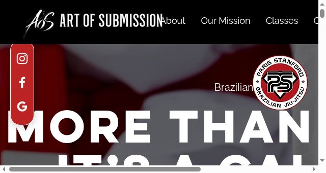 Screenshot of artofsubmission.co