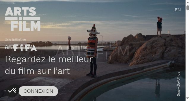 Screenshot of arts.film