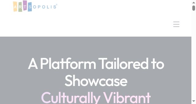 Screenshot of artsopolis.com
