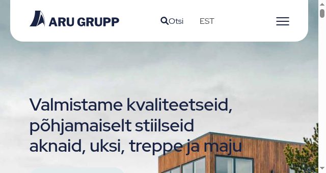 Screenshot of arugrupp.ee
