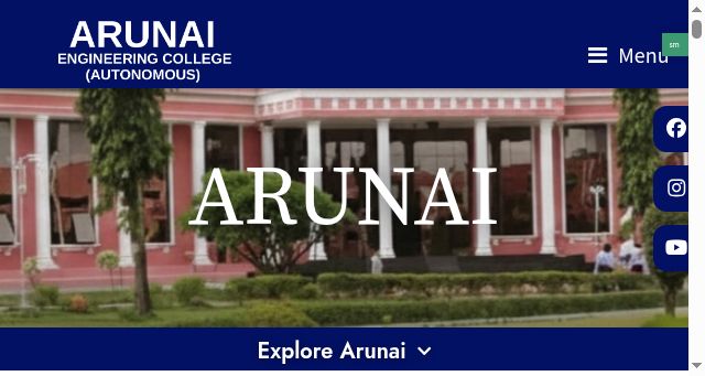 Screenshot of arunai.org