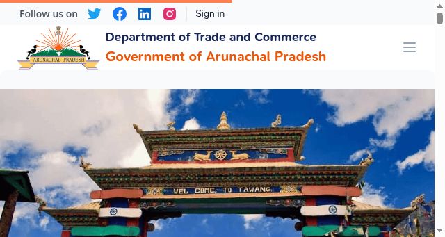 Screenshot of aruntrade.co.in