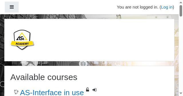 Screenshot of as-interface-academy.net