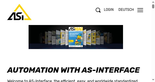 Screenshot of as-interface.net
