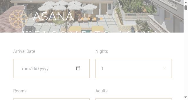 Screenshot of asanahotel.gr