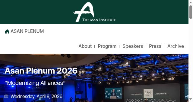 Screenshot of asaninst.org