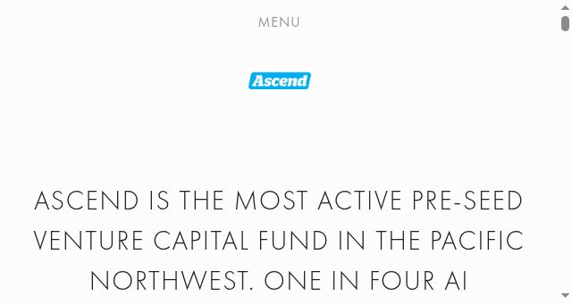 Screenshot of ascend.vc