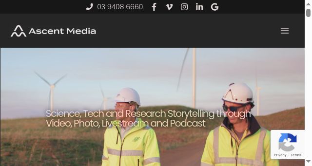 Screenshot of ascentmedia.com.au