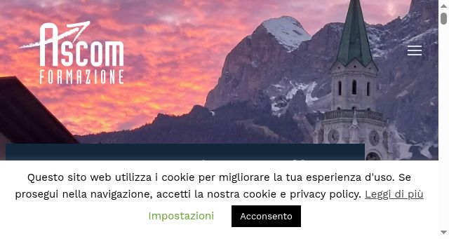Screenshot of ascomformazionebelluno.it