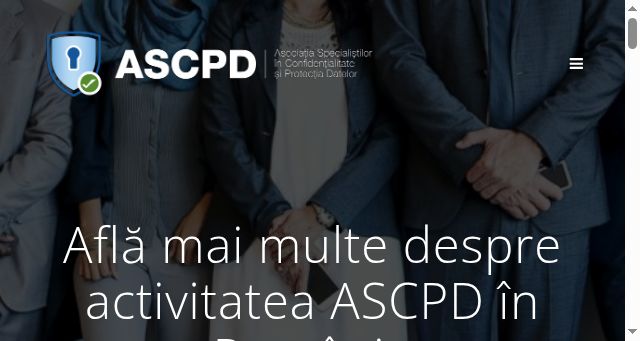 Screenshot of ascpd.ro