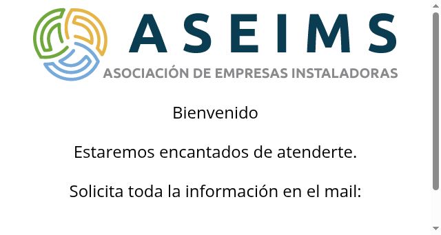 Screenshot of aseims.es