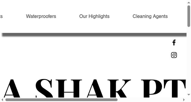 Screenshot of ashak.co.za