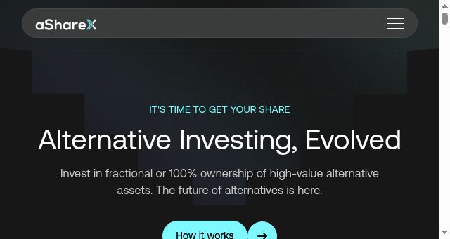 Screenshot of asharex.com