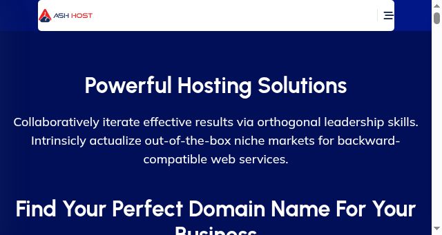 Screenshot of ashhost.co.nz