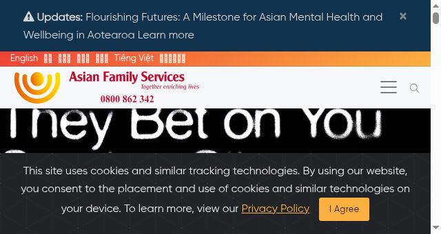 Screenshot of asianfamilyservices.nz