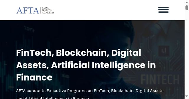 Screenshot of asianfintechacademy.com