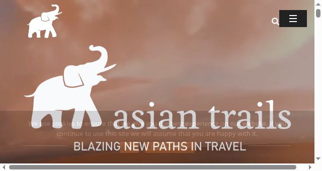 Screenshot of asiantrails.travel